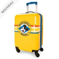 Disney Magasin // Disney Store Valise à Roulettes Mickey Jaune