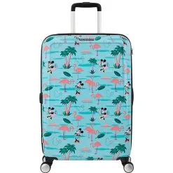 Disney Magasin Paris // American Tourister Valise à Roulettes Minnie Flamants Roses, Moyen Format