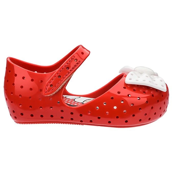 Disney Prix // Melissa Chaussures Minnie Rouges Pour Bébé 1 Disney Prix // Melissa Chaussures Minnie Rouges Pour Bébé