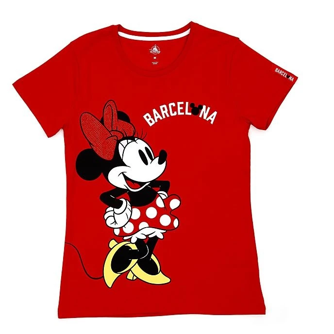 Disney Soldes // Disney Store T-shirt Minnie Barcelone Pour Femmes 1 Disney Soldes // Disney Store T-shirt Minnie Barcelone Pour Femmes