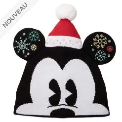 Nouveautés Disney // Disney Store Bonnet Tricoté Mickey Pour Adultes, Holiday Cheer