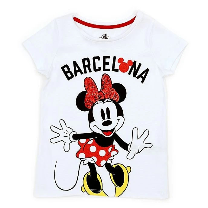 Promo Disney // Disney Store T-shirt Minnie Barcelone Pour Enfants 1 Promo Disney // Disney Store T-shirt Minnie Barcelone Pour Enfants