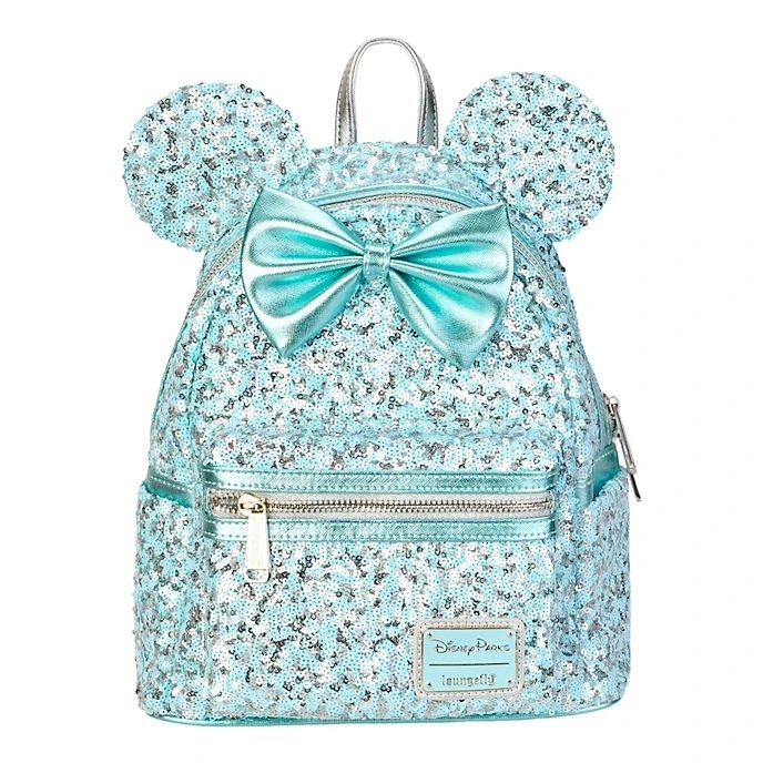 Promo Disney // Loungefly Mini Sac à Dos Minnie à Sequins Aqua Arendelle 1 Promo Disney // Loungefly Mini Sac à Dos Minnie à Sequins Aqua Arendelle