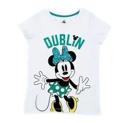 Solde Disney // Disney Store T-shirt Minnie Dublin Pour Enfants
